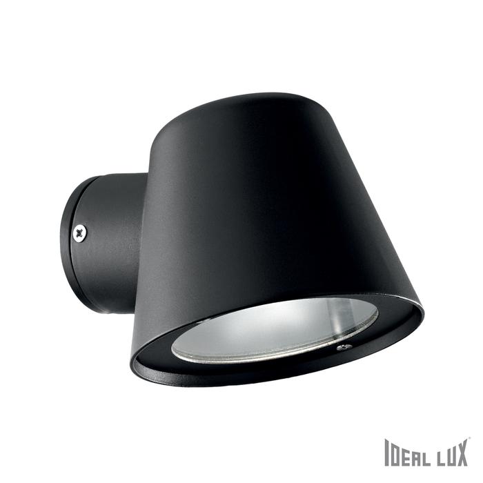 Уличный настенный светильник Ideal Lux GAS AP1 NERO