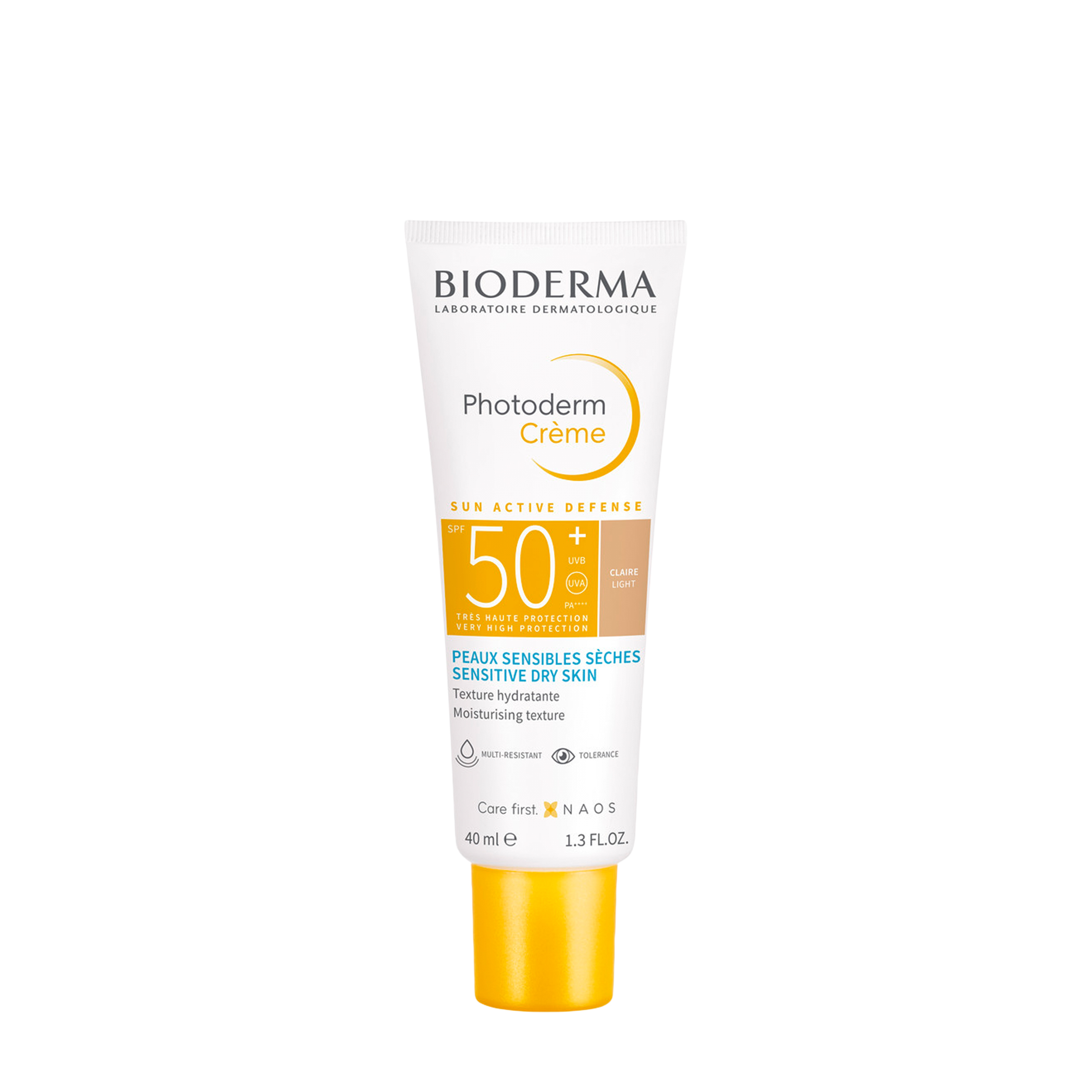 Солнцезащитные средства BIODERMA BIODERMA Солнцезащитный тональный крем для лица SPF50+ Photoderm, светлый оттенок 40 мл