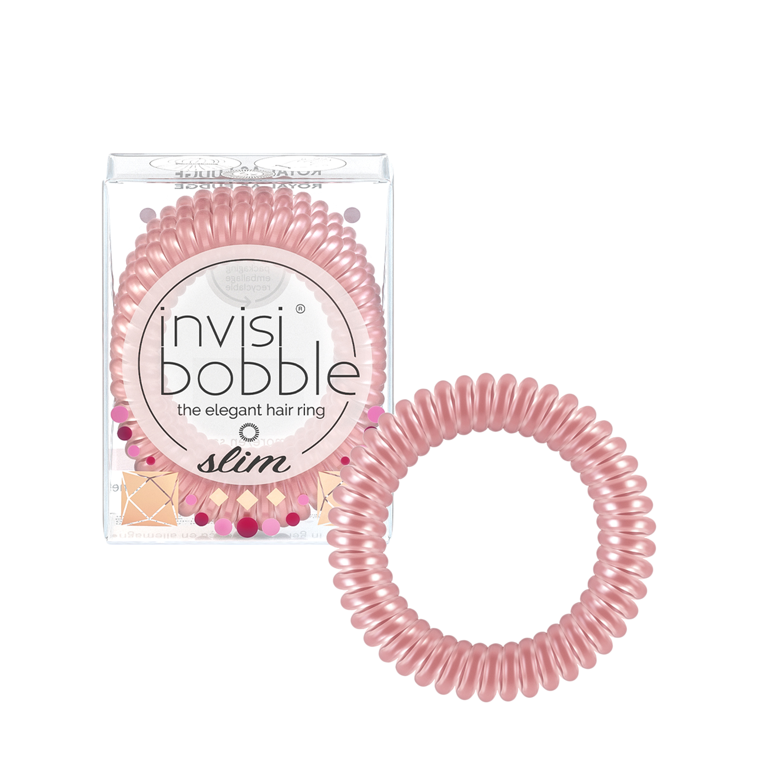 invisibobble invisibobble Резинки-пружинки для волос Slim British Royal Royal Fudge