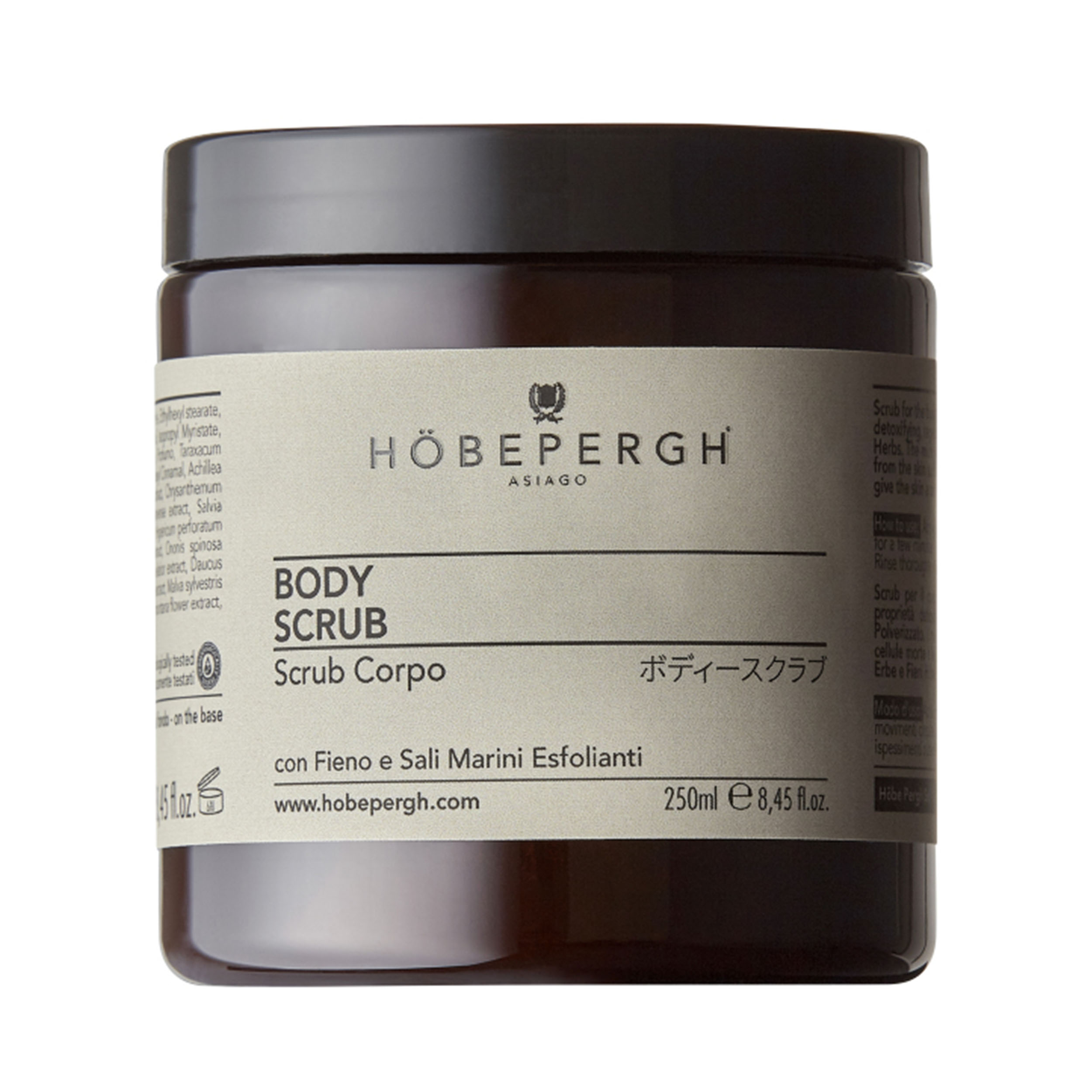 HOBEPERGH HOBEPERGH Скраб для тела с морской солью Body Scrub  250 мл