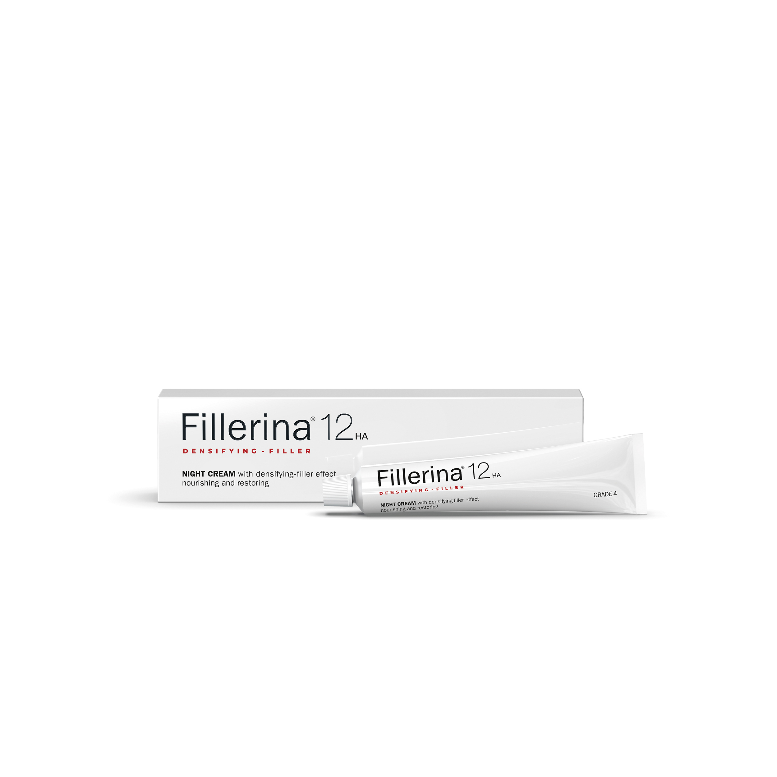 Антивозрастной уход Fillerina Fillerina Восстанавливающий ночной крем для лица Fillerina 12 12HA Densifying-Filler, уровень 4 50 мл