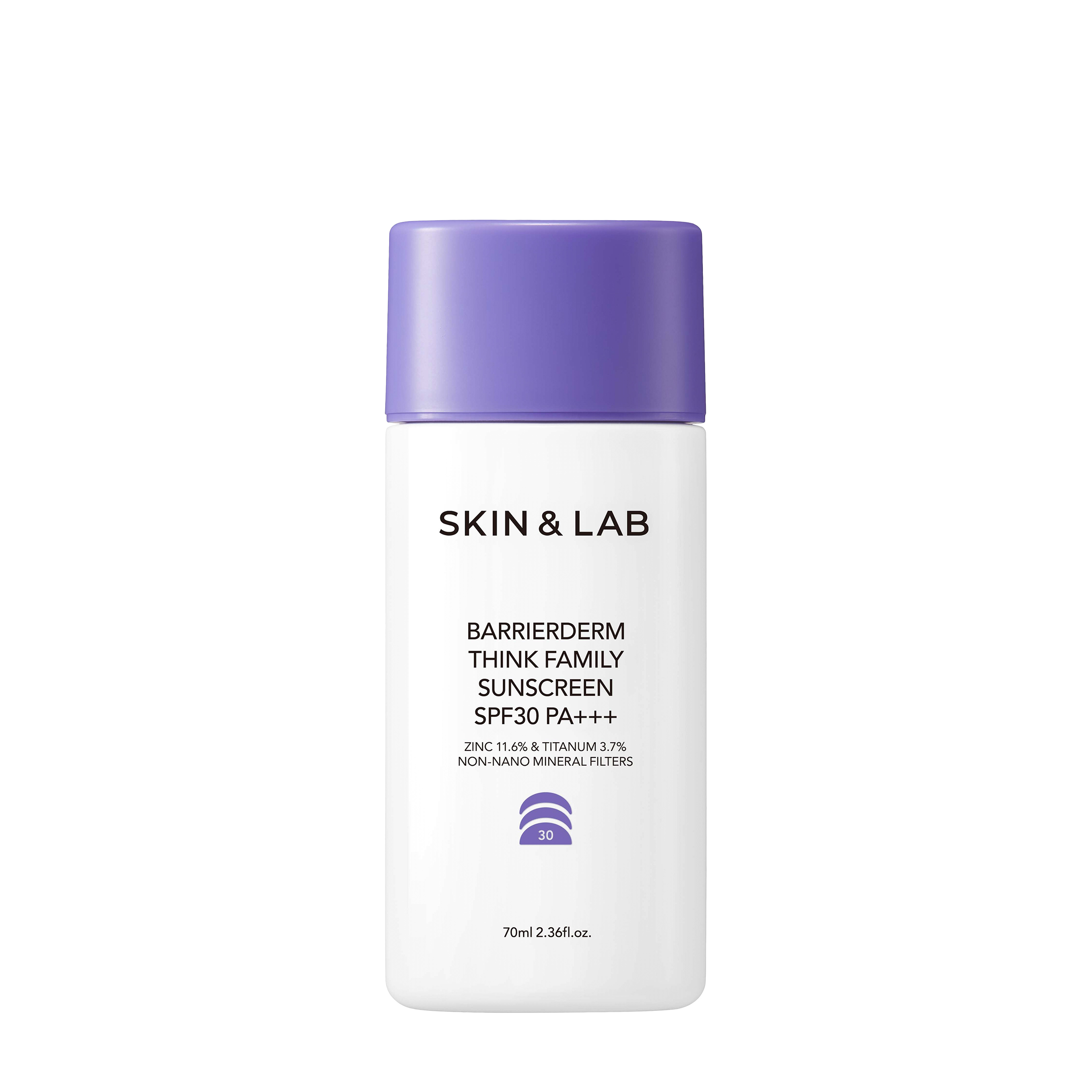 Солнцезащитные средства SKIN&LAB SKIN&LAB Солнцезащитный крем для лица с минеральными фильтрами Barrierderm Think Family Sunscreen SPF30 PA+++ 70 мл