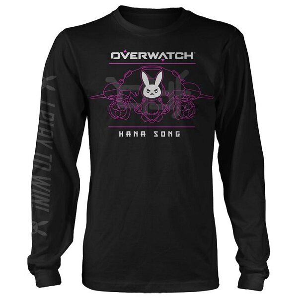 Футболка Overwatch Battle Meka D.Va Long Sleeve Black M