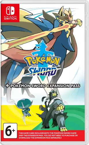 Игра Nintendo Pokemon Sword + Expansion Pass