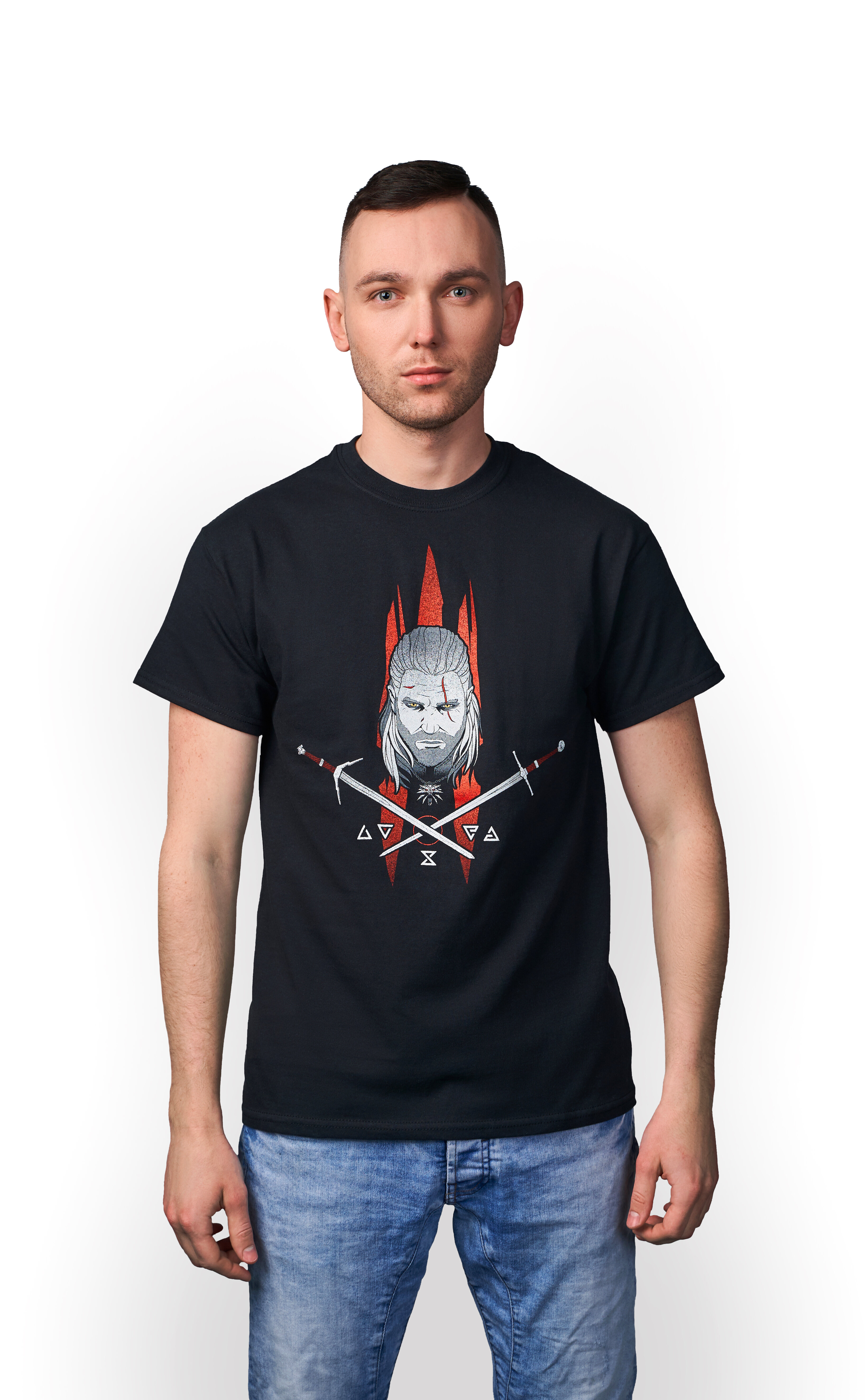 Футболка The Witcher 3 Fearless Premium Black S (S)