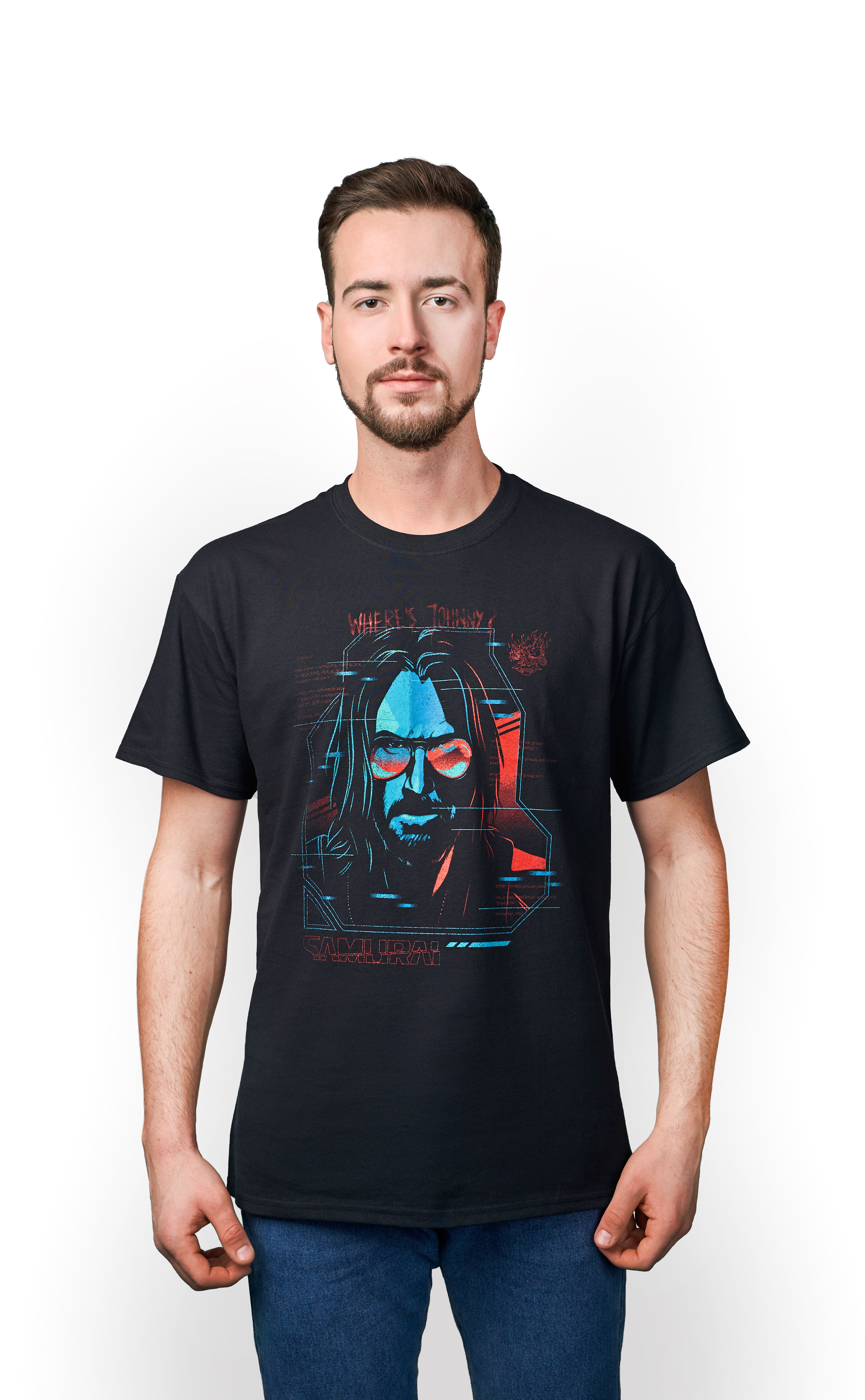 Футболка Cyberpunk 2077 Digital Ghost Premium Black S (S)