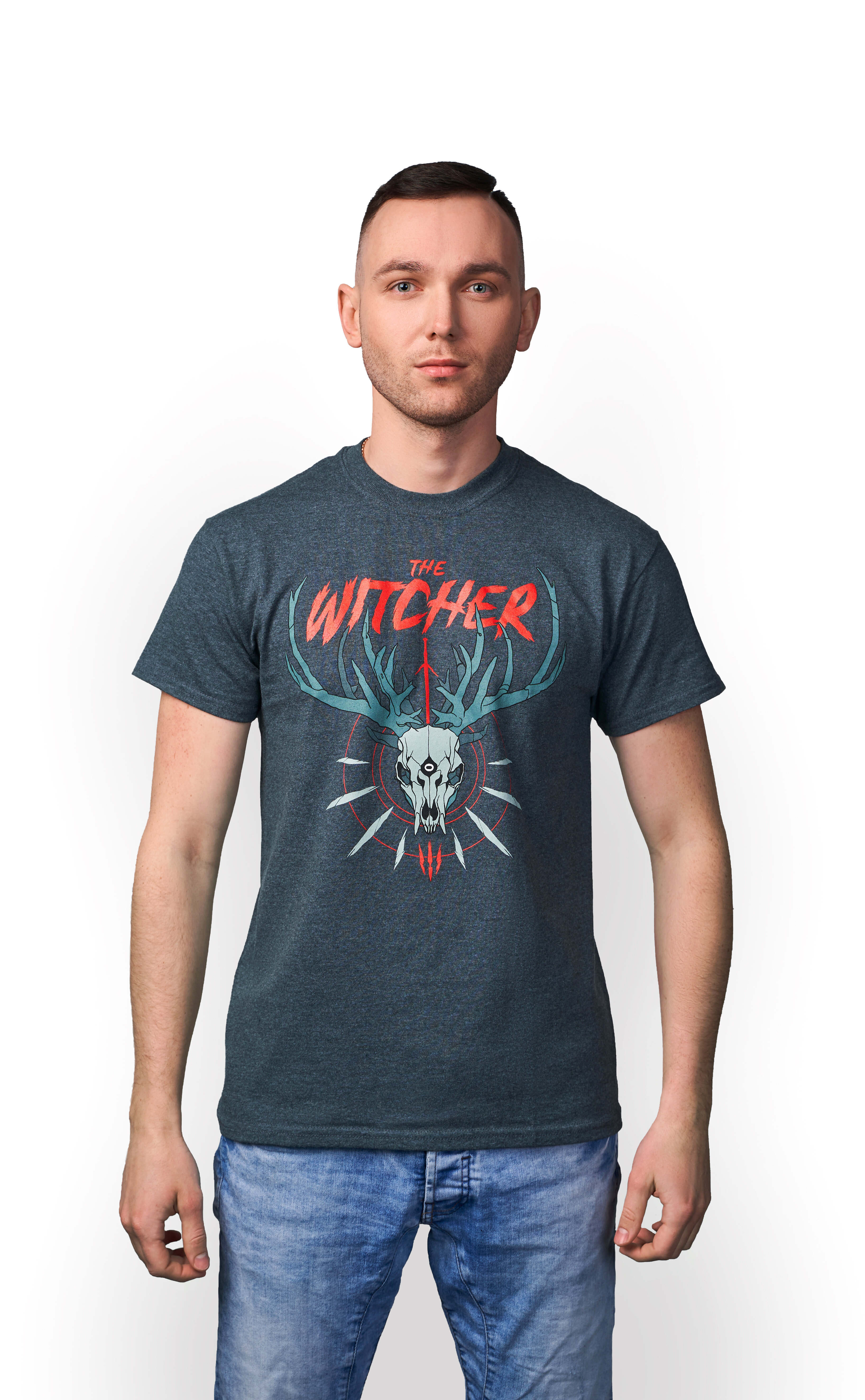 Футболка The Witcher 3 Trophy Hunter Premium Charcoal Heather S (S)