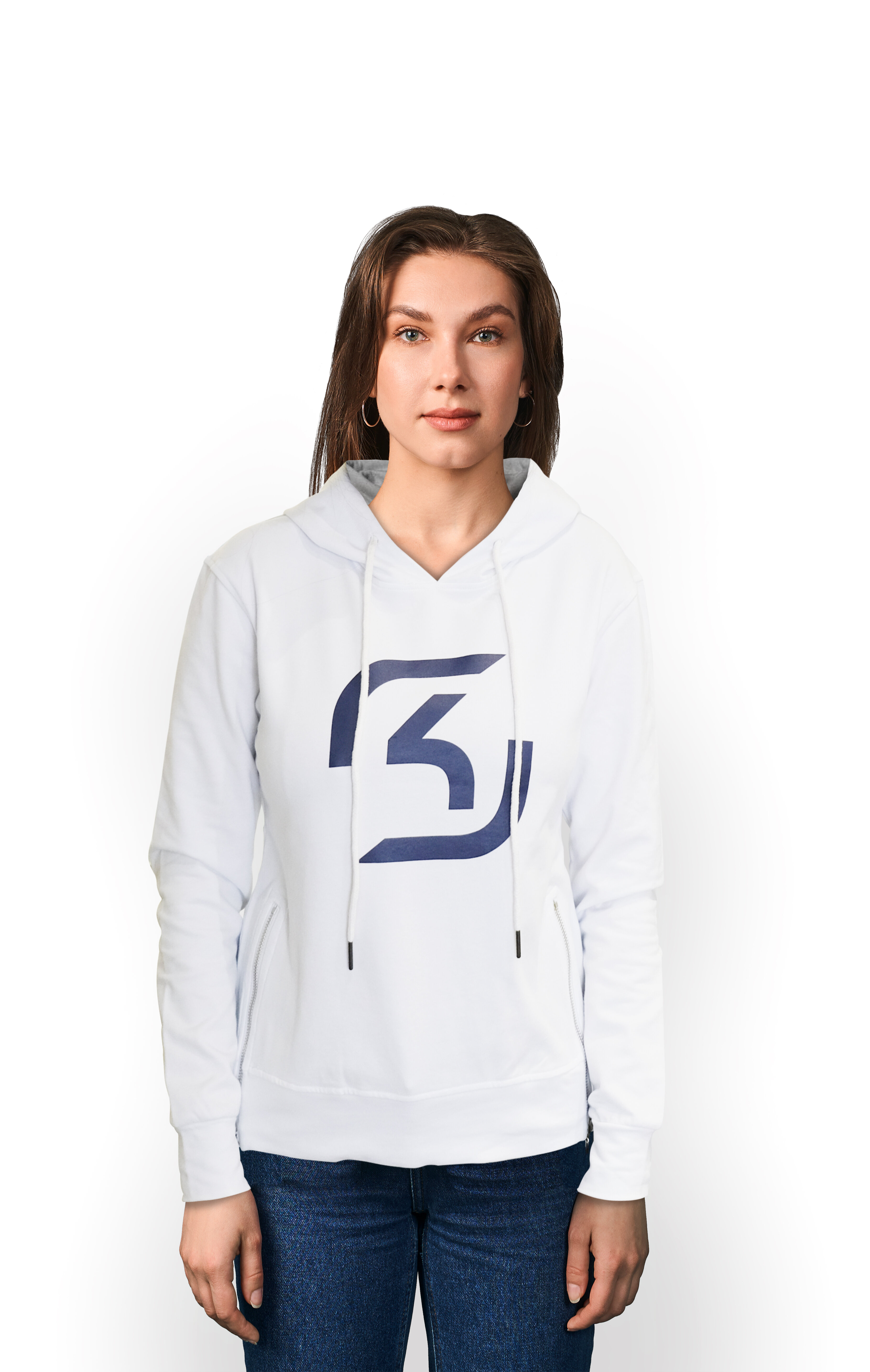 Худи женское SK Gaming белое (XS)