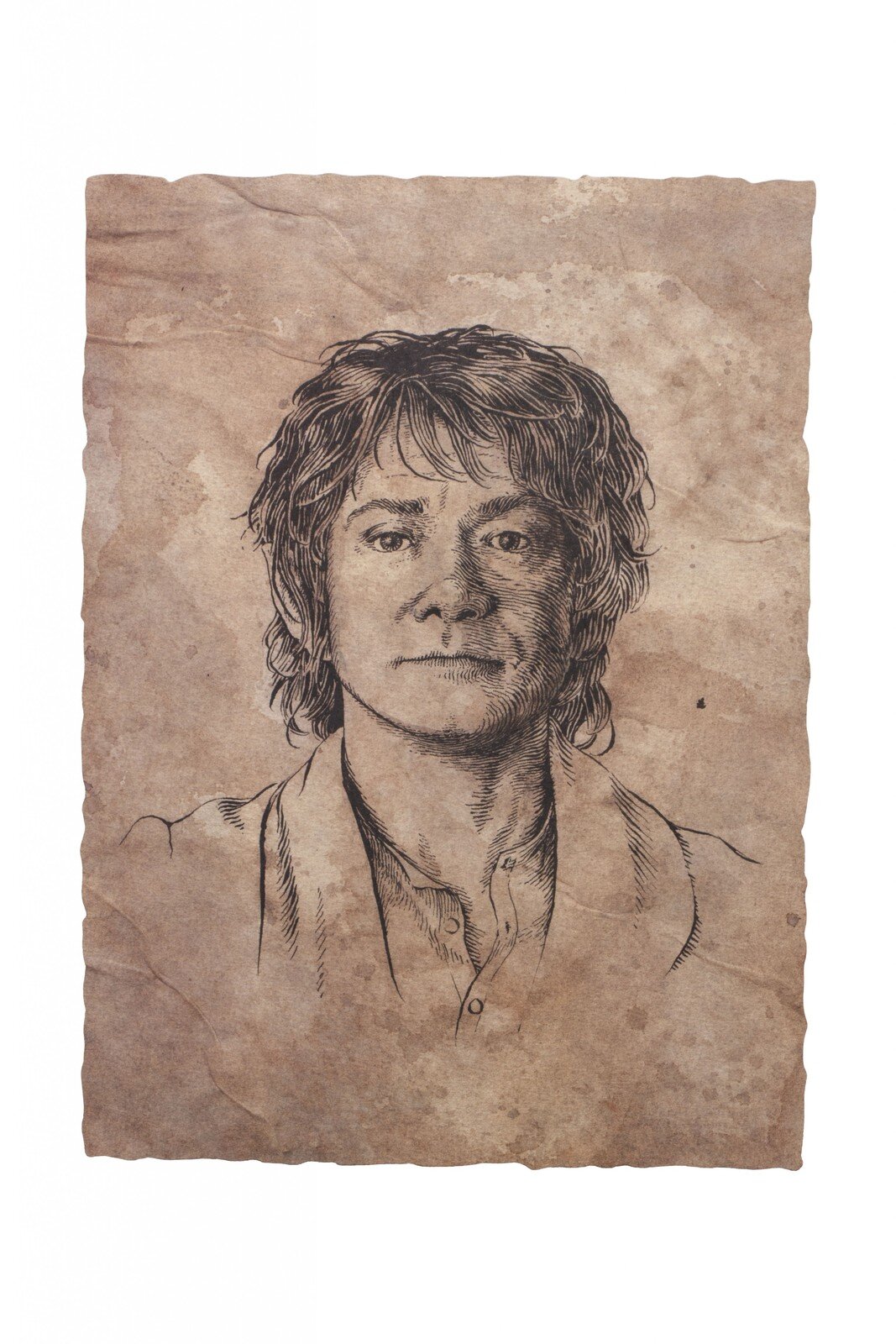 Постер The Hobbit Bilbo Baggins Portrait Print