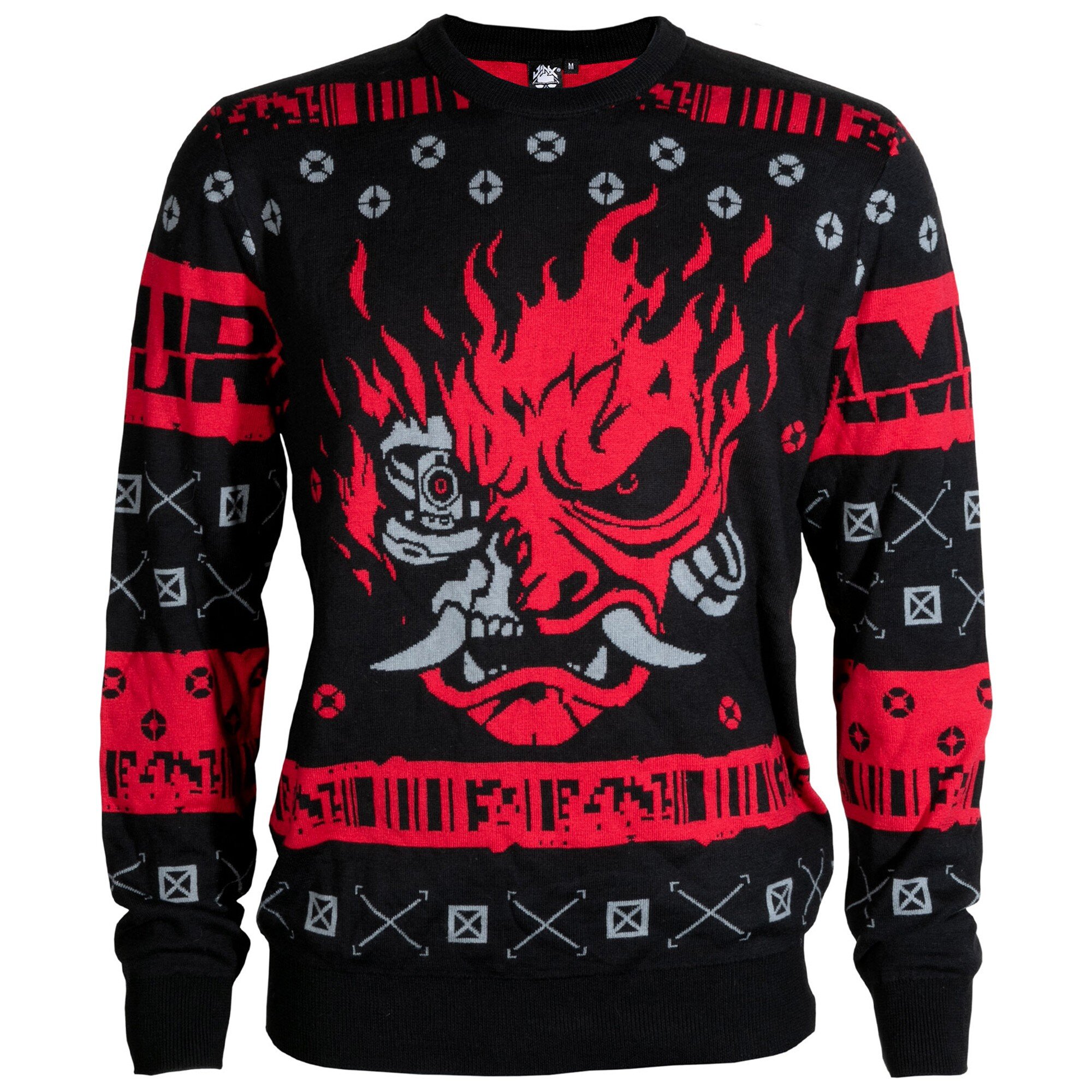 Свитеры и кардиганы  Fragstore Свитер Cyberpunk 2077 Cheer Up Samurai Ugly Holiday Sweater (XL)