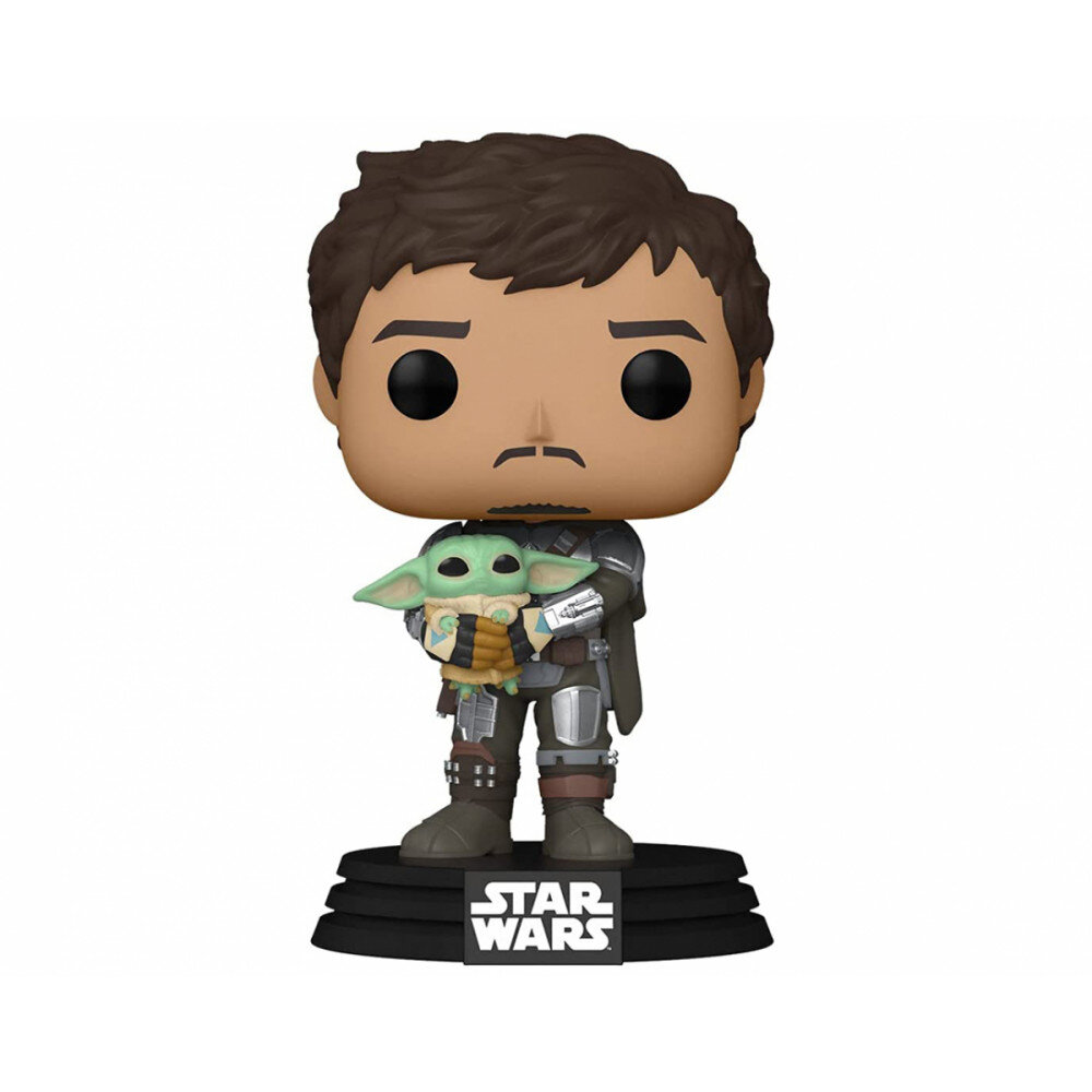 Фигурка Star Wars The Mandalorian Funko POP! Mandalorian with Grogu