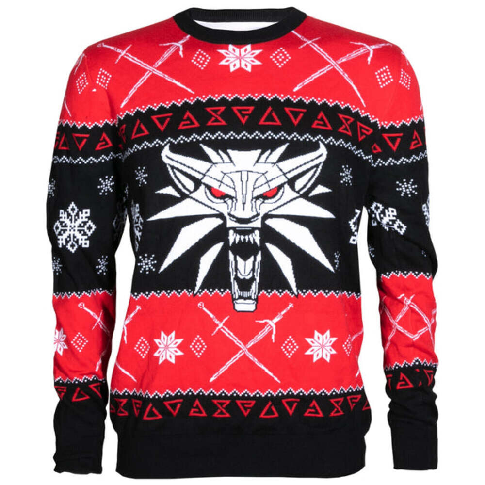 Свитеры и кардиганы  Fragstore Свитер The Witcher 3 Dreaming Of A White Wolf Ugly Holiday Sweater (XL)