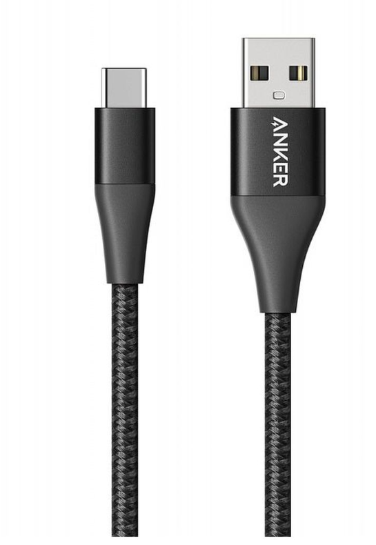 Anker PowerLine + II (USB type-A to USB Type-C) 1.8м Black