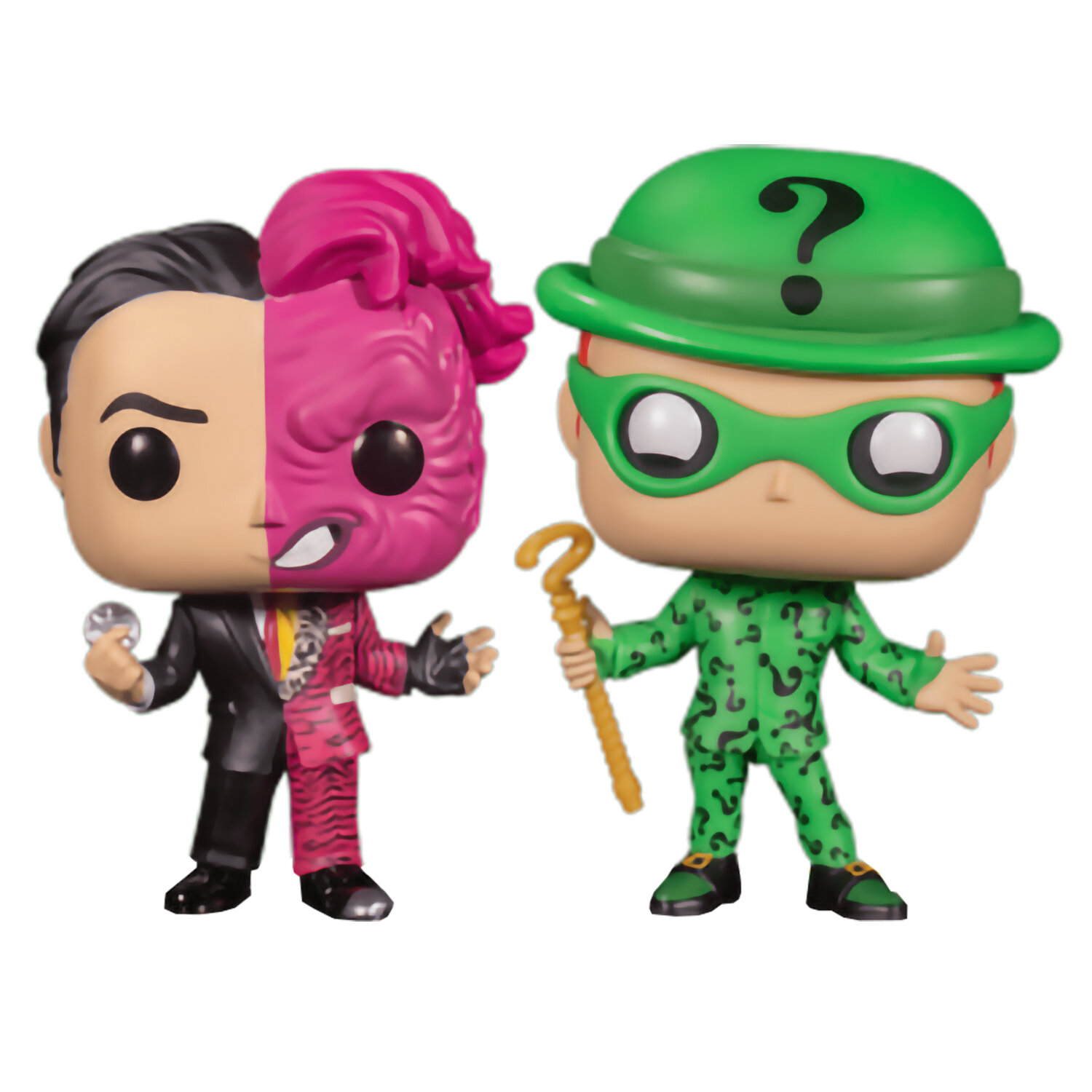 Фигурка DC Funko POP! Batman (1995) TwoFace & Riddler (GW) (Exc)