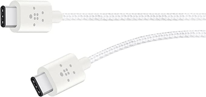 MIXIT Metallic USB-C to USB-C Cable 1,8 метра White