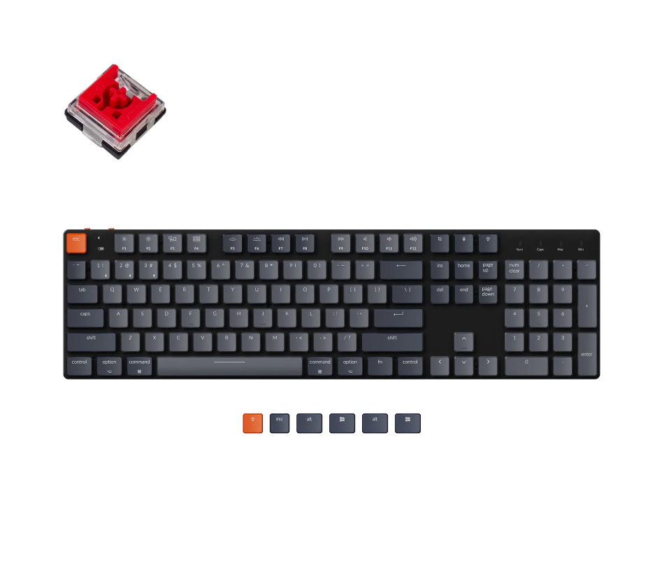 Keychron K5SE Full Size RGB Red Switch