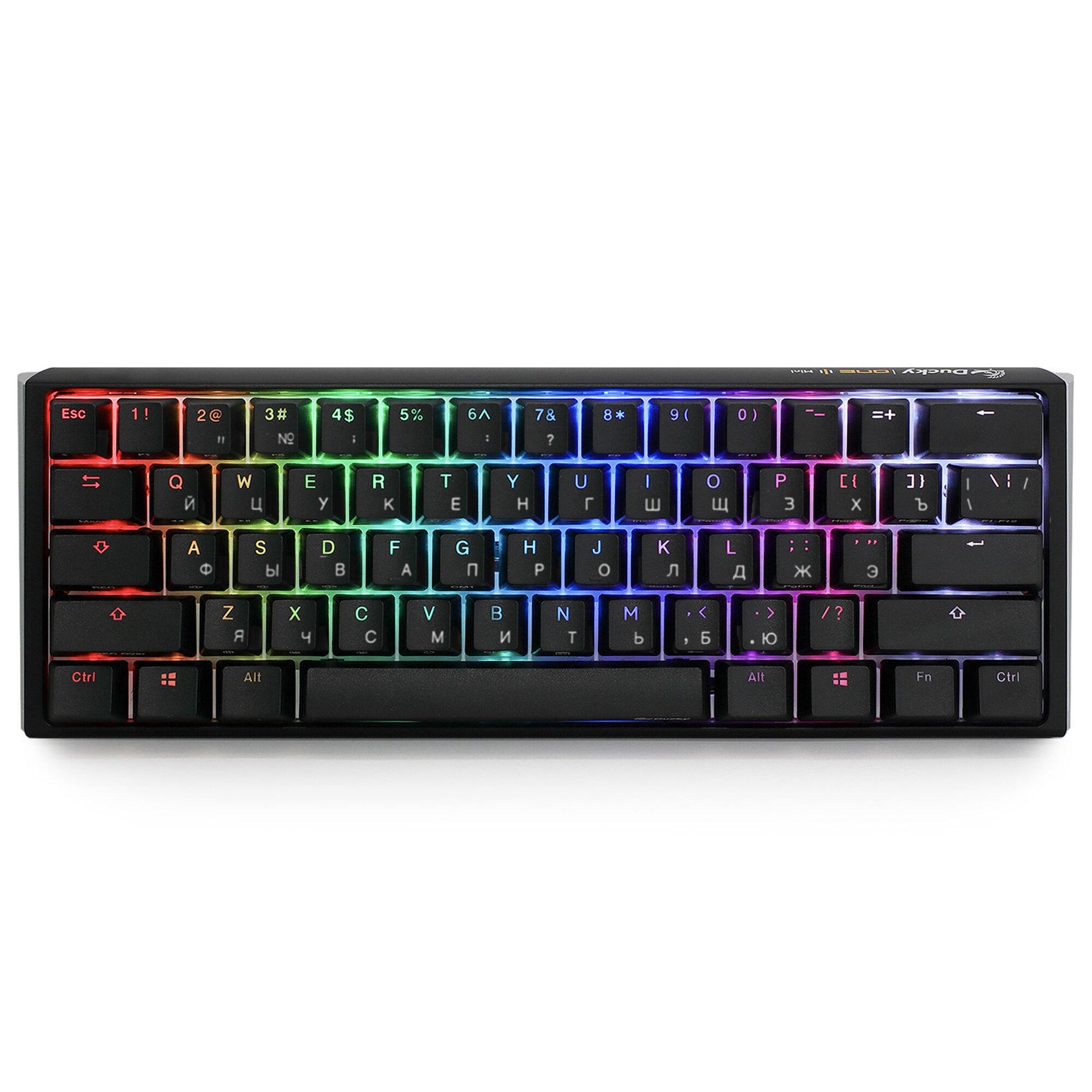 Ducky One 3 Mini Black Cherry MX RGB Clear