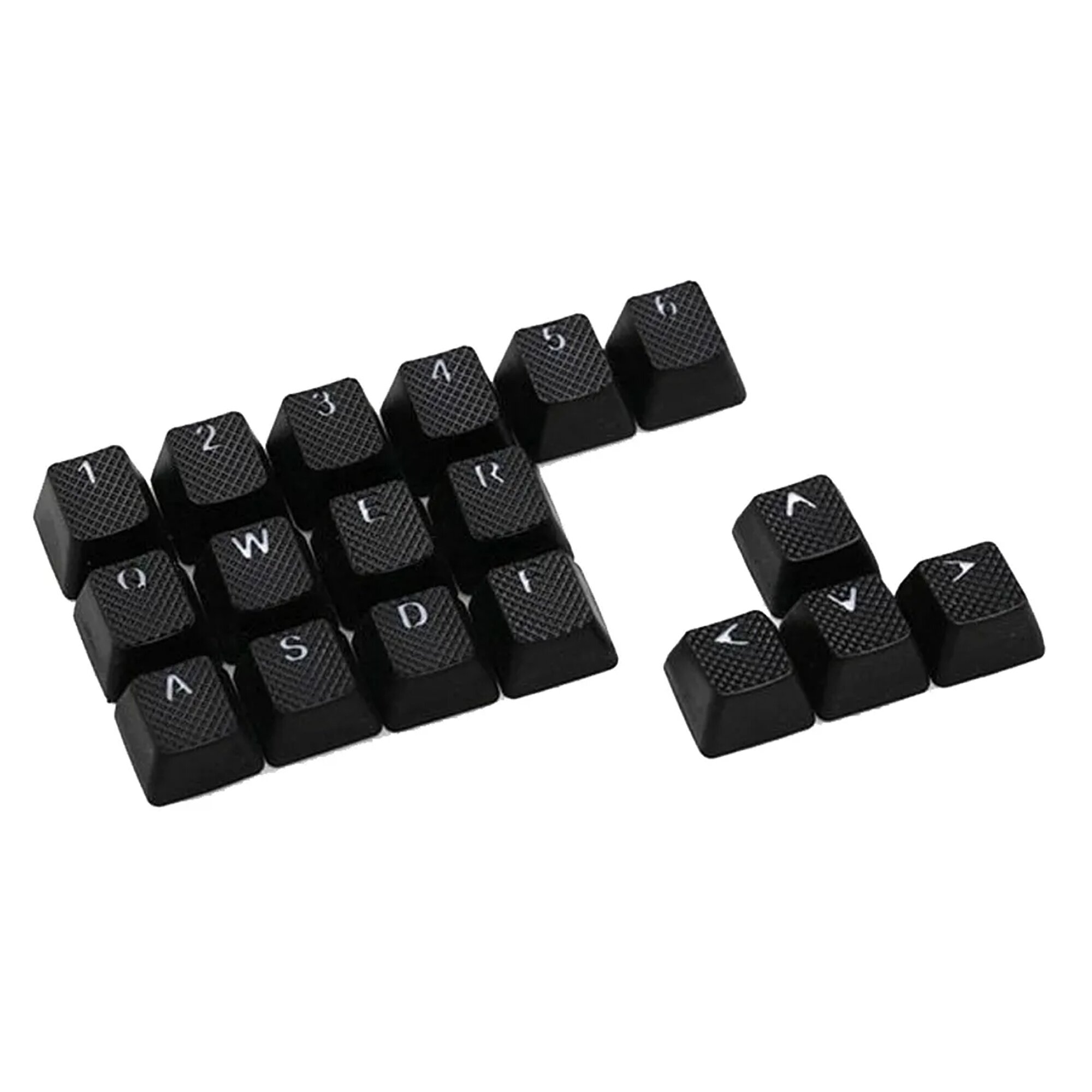 Набор кейкапов Tai-Hao Rubber Black 18 keys