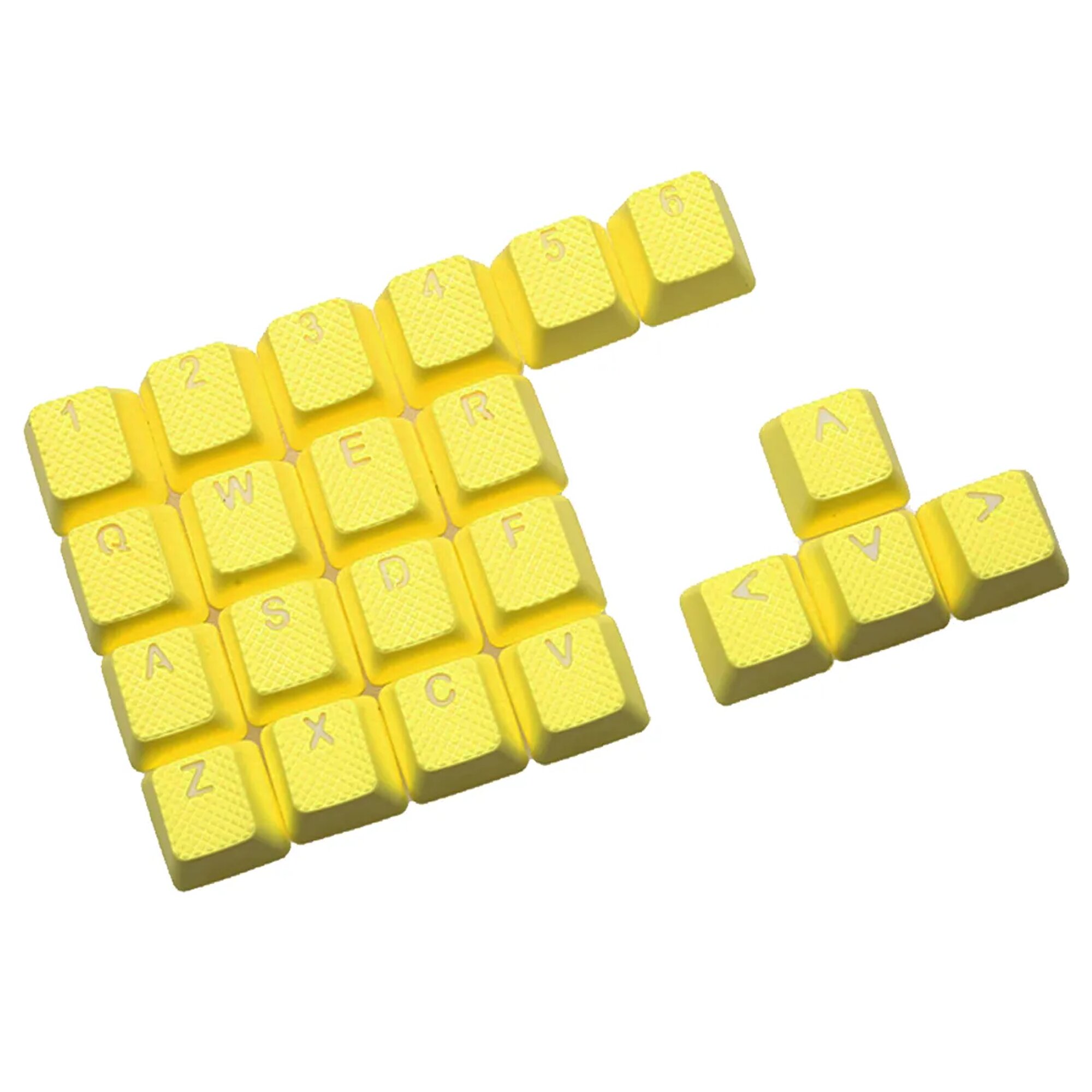 Набор кейкапов Tai-Hao Neon Zinc Yellow 22 keys