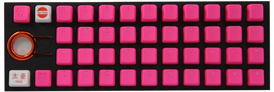 Набор кейкапов Tai-Hao Neon Pink 42 keys