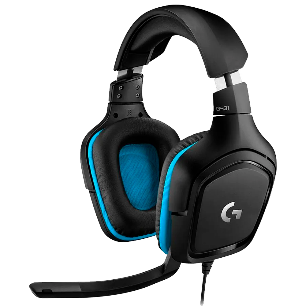 Logitech G431 Black/Blue