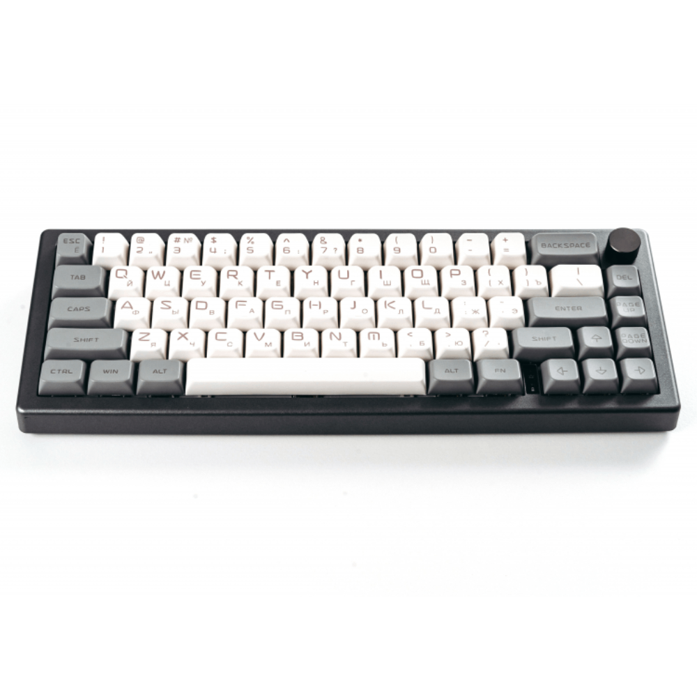 Epomaker EK68 Black Gray/White  Gateron Pro 2.0 Yellow switch