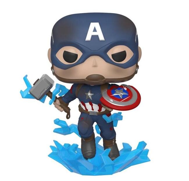 Статуэтки и фигурки Фигурка Marvel Funko POP! Avengers Endgame Captain America with Broken Shield&Mjolnir (573)