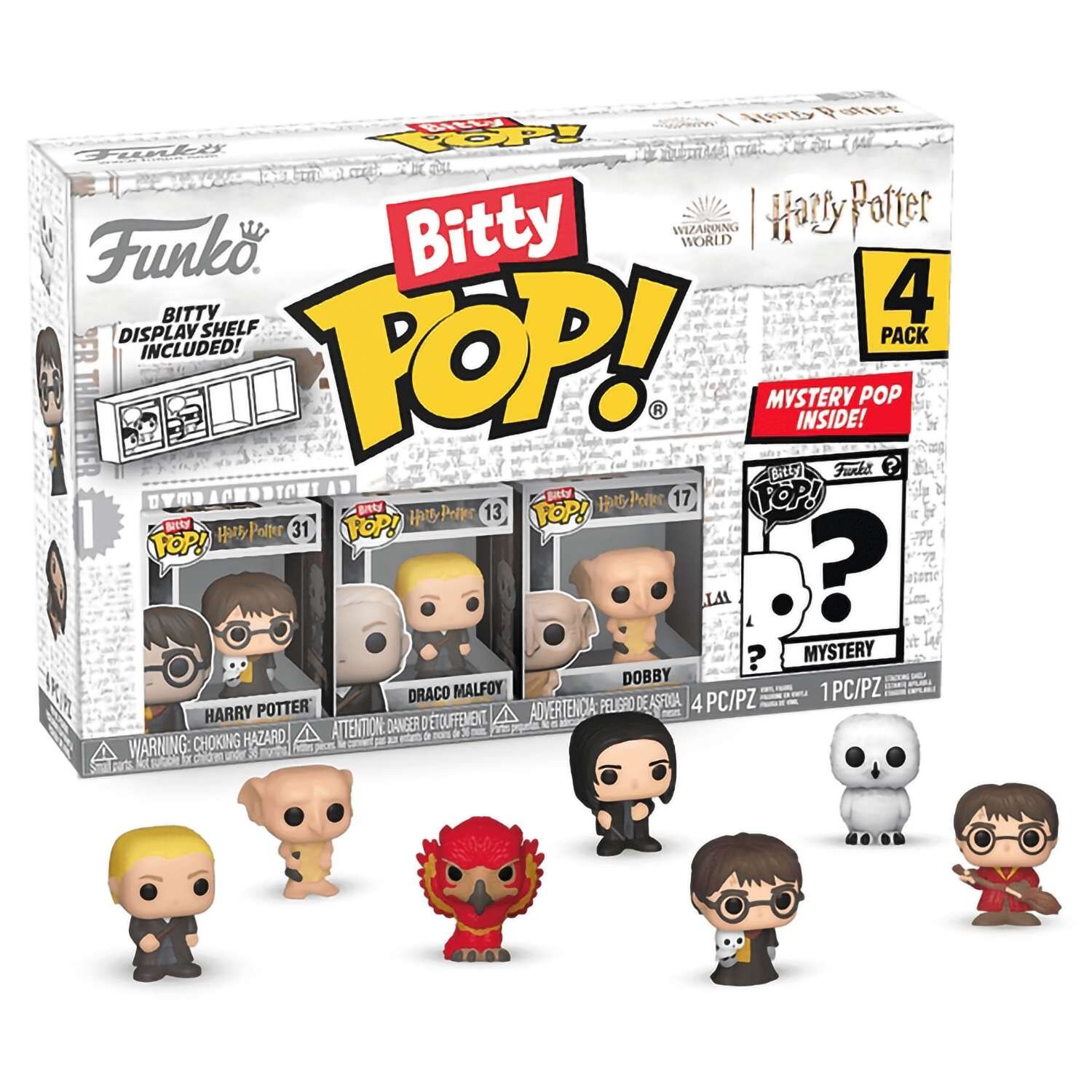  Фигурка Harry Potter S1 Funko Bitty POP! Harry+Draco+Dobby+Mystery