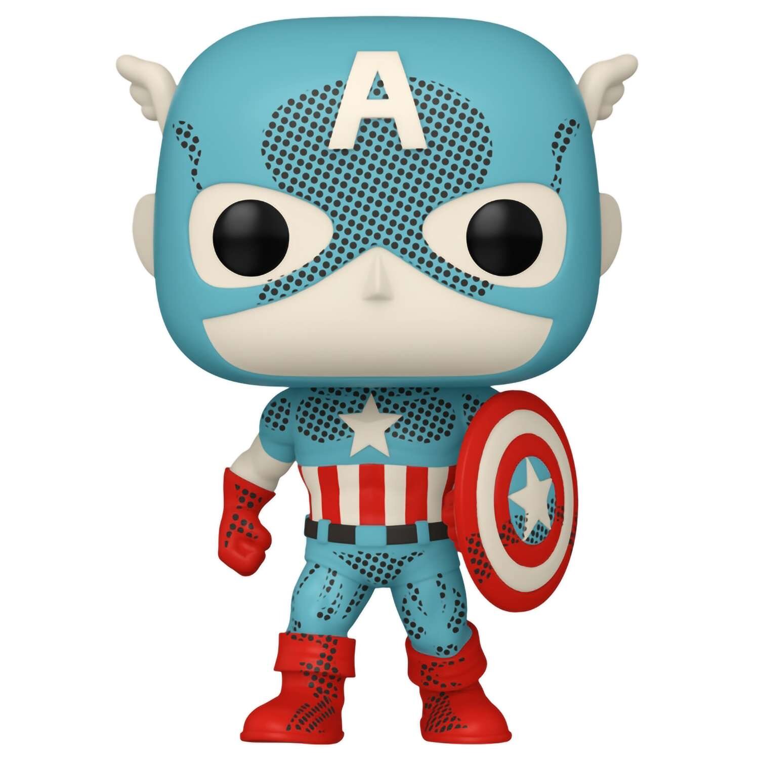 Фигурка Marvel Funko POP! D100 Retro Captain America (Exc) (1319)