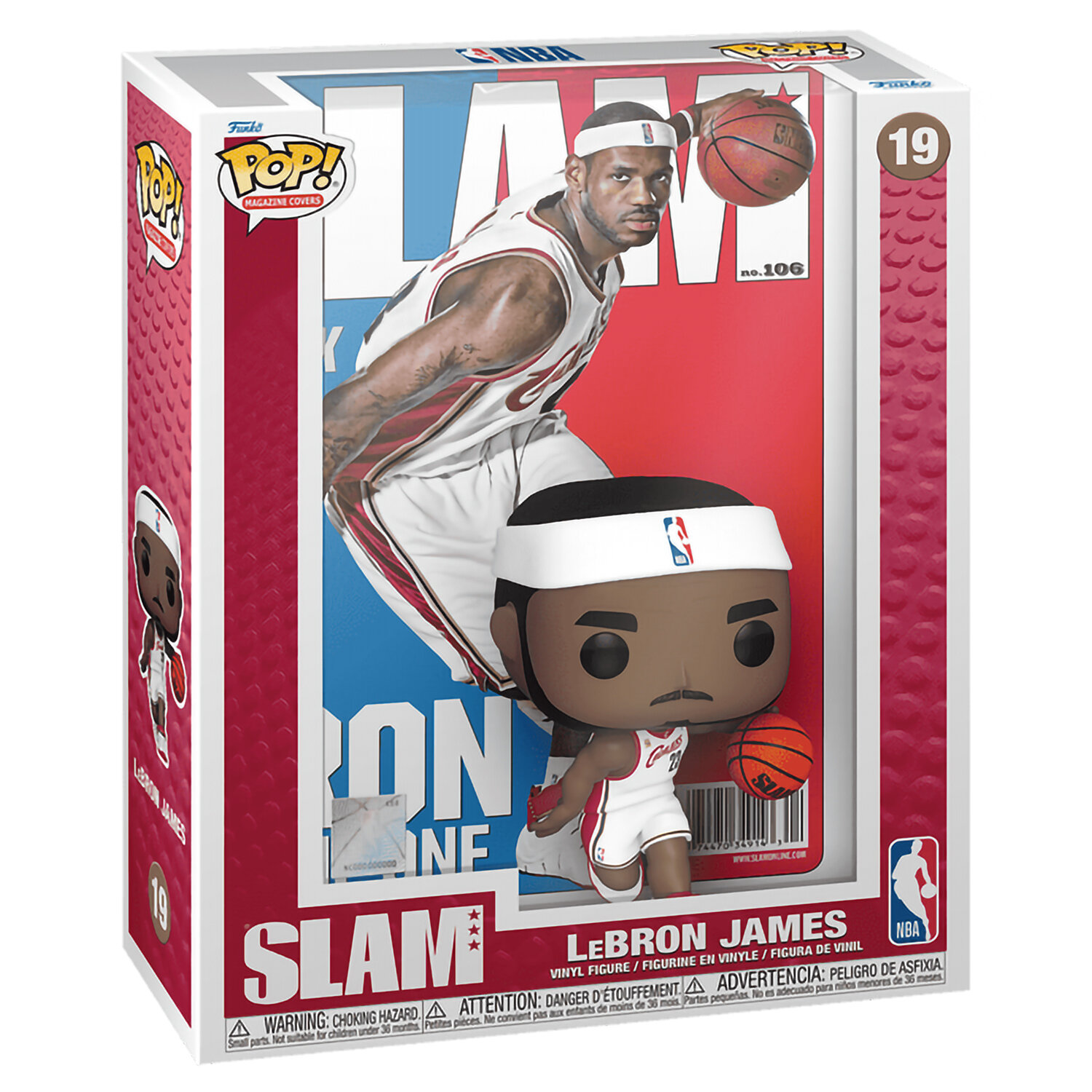 Фигурка NBA SLAM Funko POP! Cover LeBron James (19)