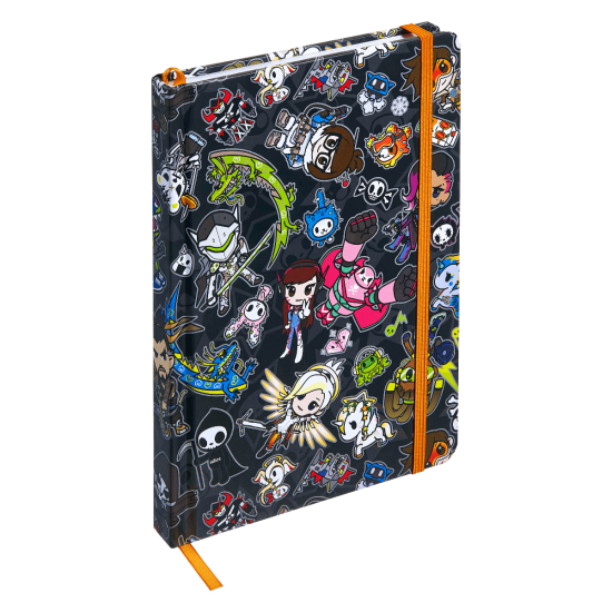 Блокнот Blizzard Tokidoki&Overwatch Heroes Pattern