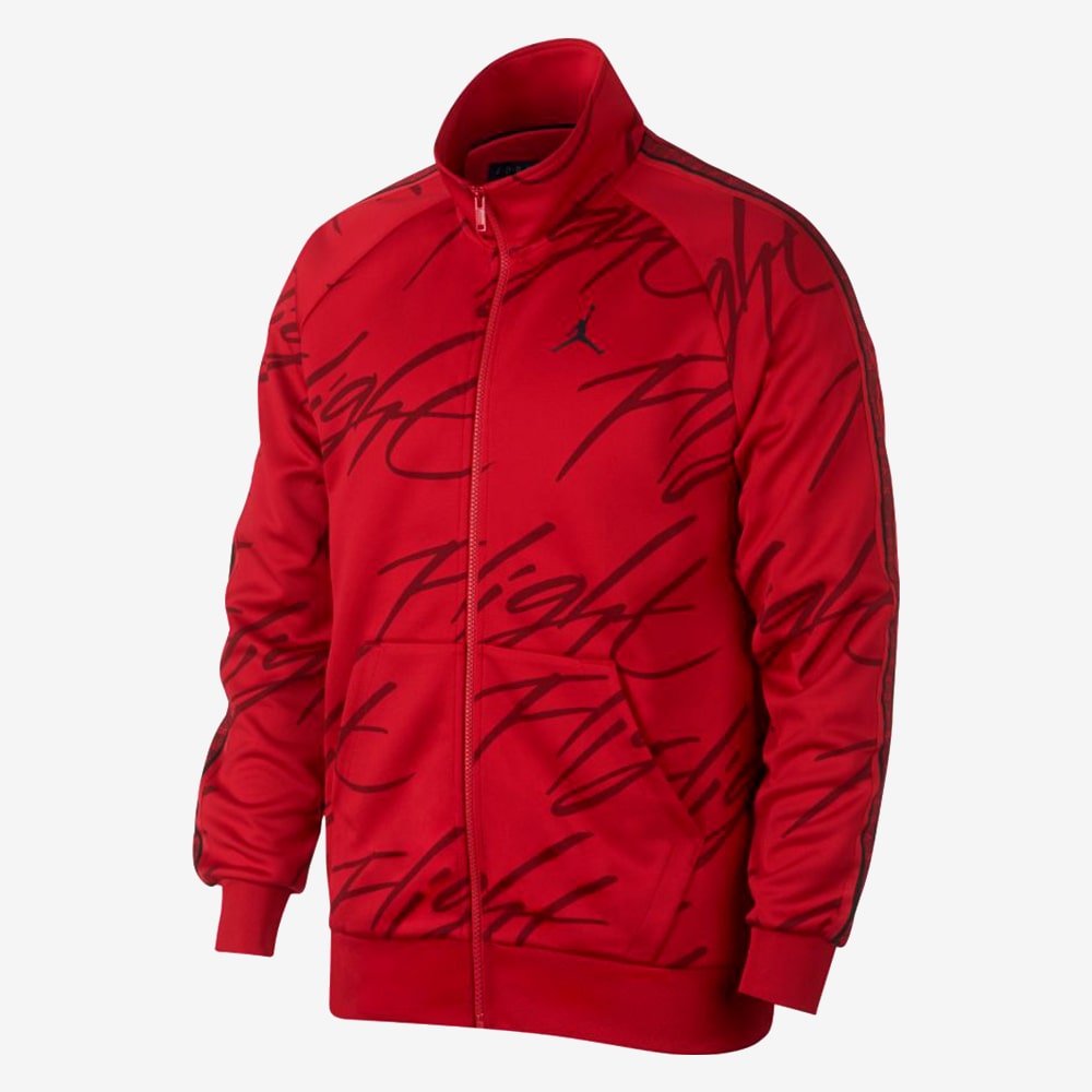 Jumpman Tricot Gfx Jacket, Gym Red/Black