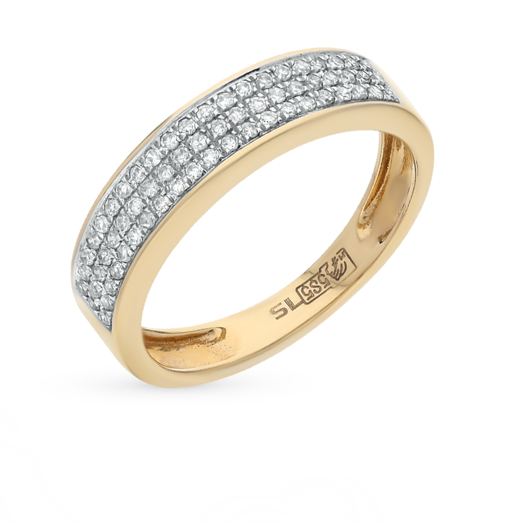 Золотое кольцо с бриллиантами санлайт. Золотые кольца дорожки Санлайт. Золотое кольцо с фианитами Санлайт. Санлайт золотое кольцо с бриллиантами жёлтое золото.