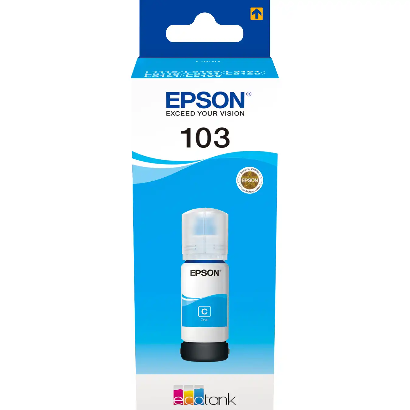 Чернила EPSON 103 Cyan (C13T00S24A)