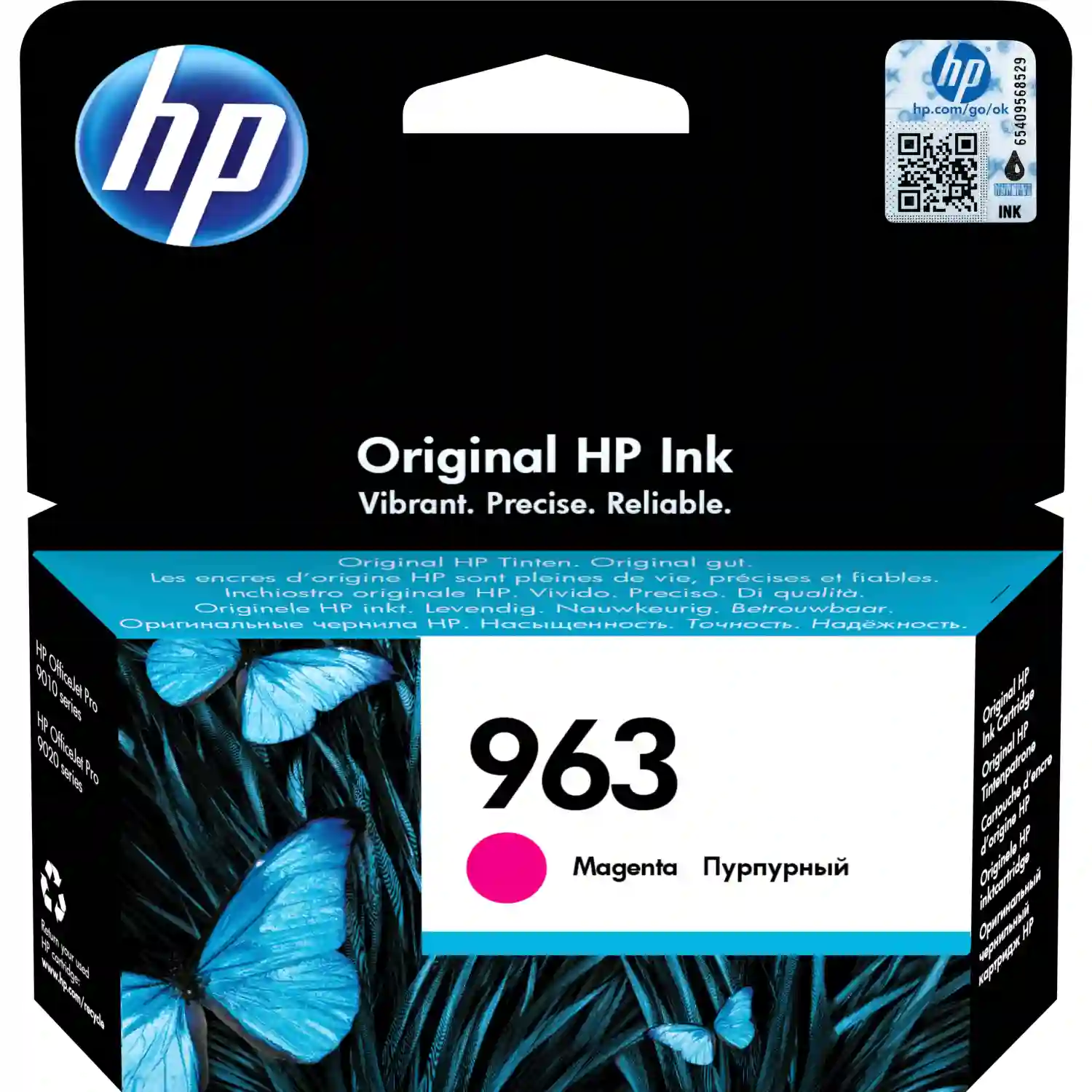 Картридж для струйного принтера HP 963 Magenta 3JA24AE