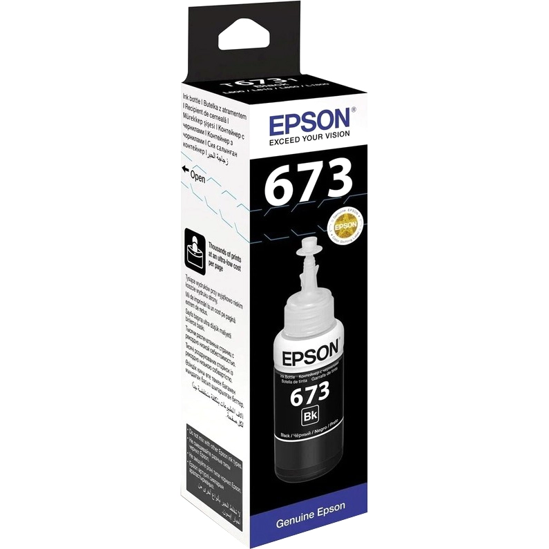 Чернила EPSON 673 Black (C13T673198)