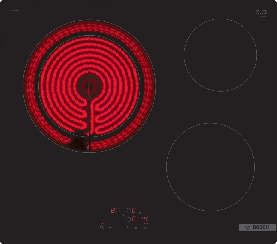 Встраиваемая электрическая панель BOSCH PKK611BB2E Serie 4
