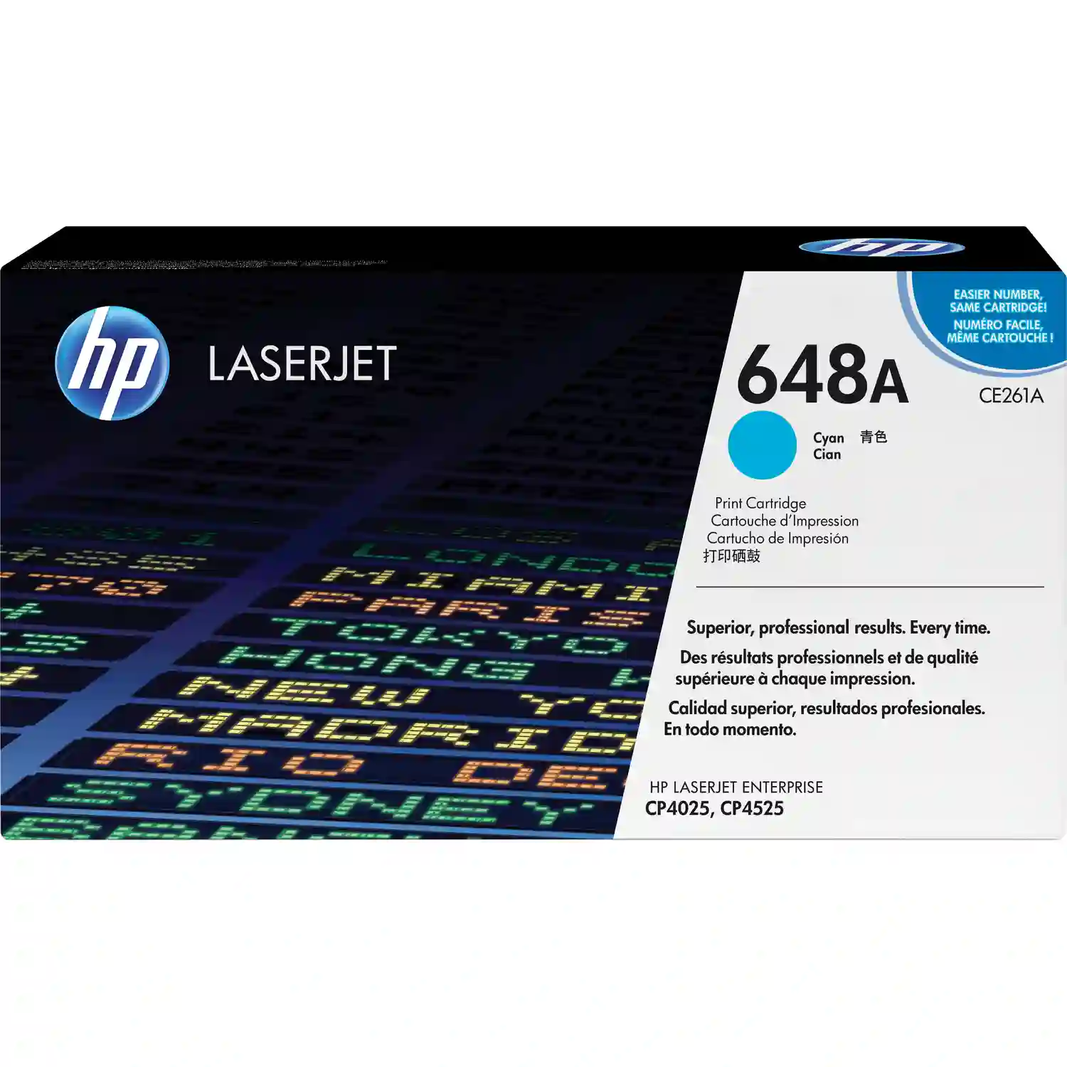 Картридж для лазерного принтера HP 648A Cyan (CE261A)