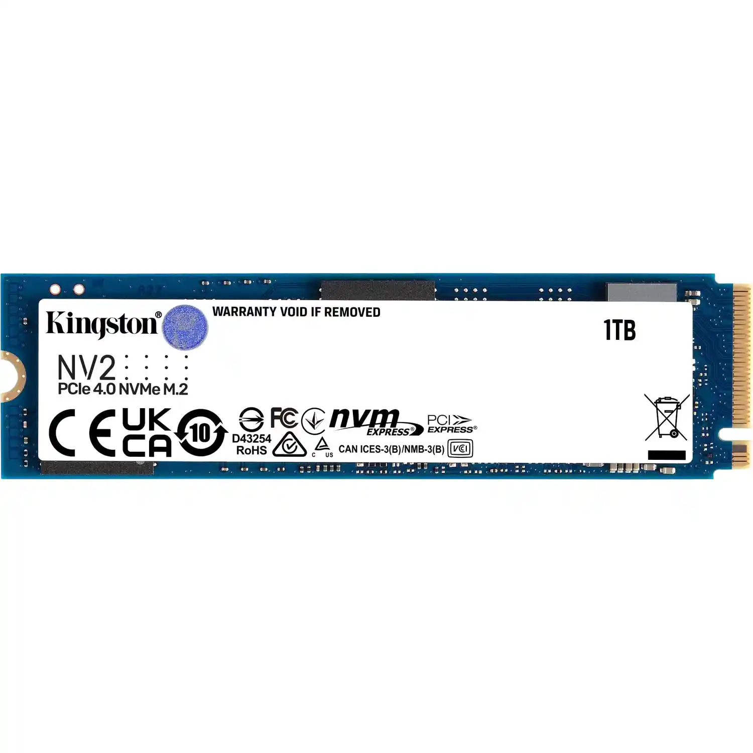 Внутренний SSD диск KINGSTON NV2 1000GB, M.2 (SNV2S/1000G)