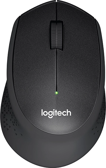 Мышь беспроводная LOGITECH M330 Silent Plus, Black (910-004909)