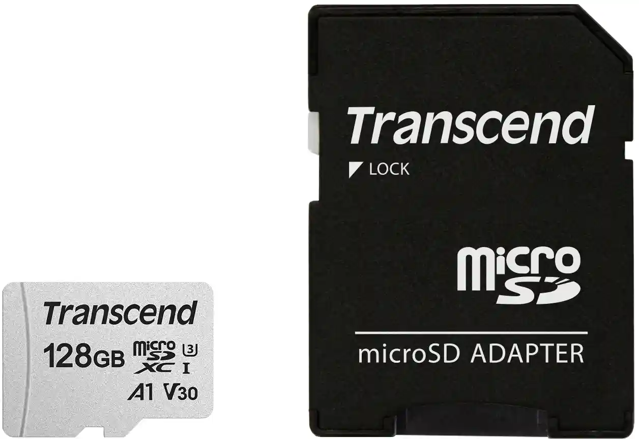 Карта памяти TRANSCEND 300S-A microSDXC 128GB TS128GUSD300S-A