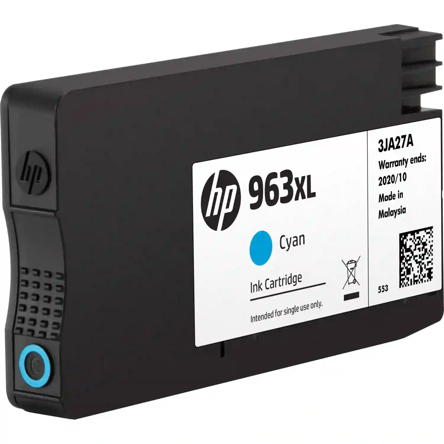 Картридж для струйного принтера HP 963XL High Yield Cyan 3JA27AE