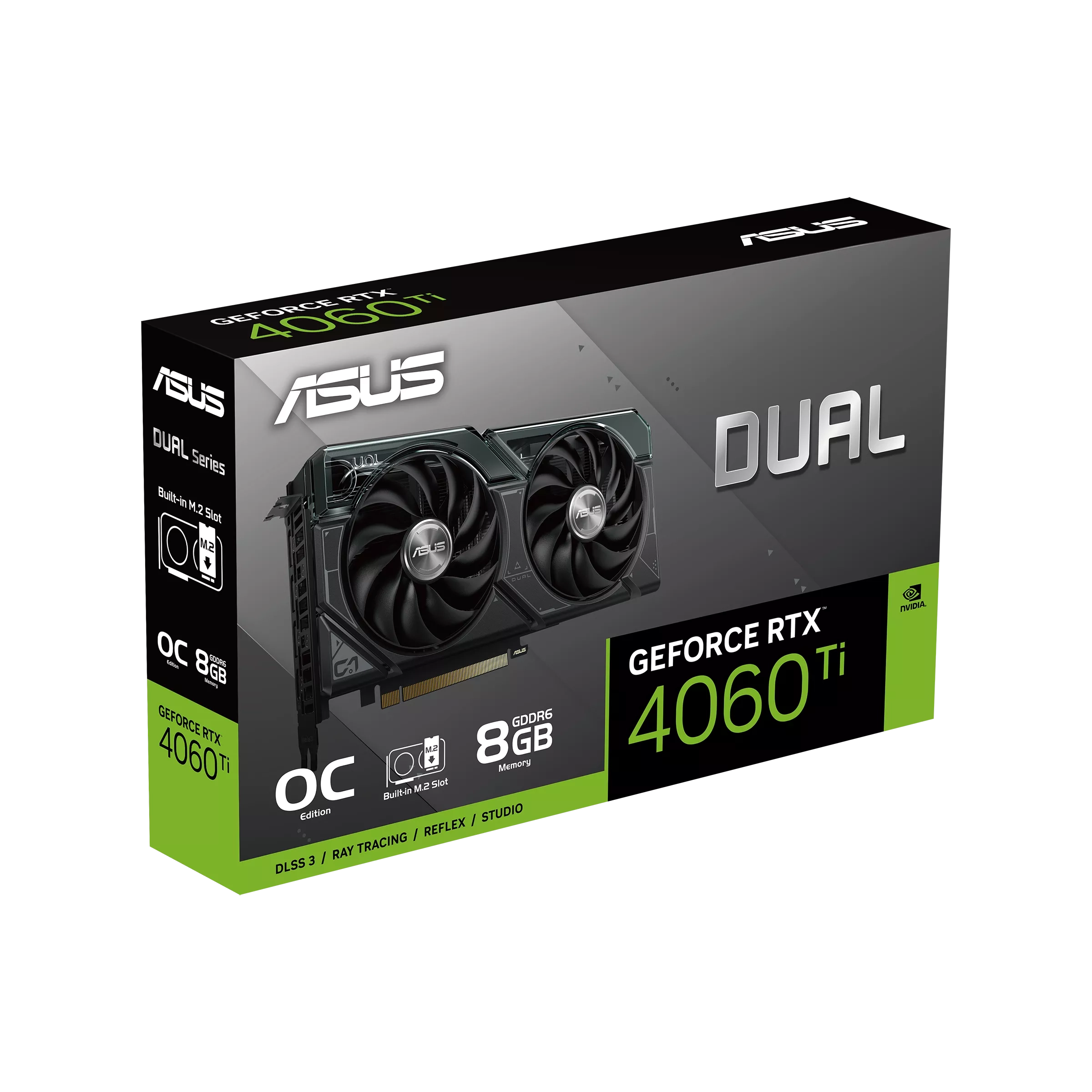 Видеокарта ASUS GeForce DUAL RTX 4060 Ti OC 8GB (90YV0JS0-M0NA00)