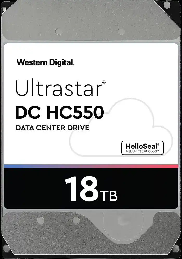 Внутренний HDD диск WD Ultrastar DC HC550 18TB, SATA3, 3.5 (WUH721818ALE6L4)