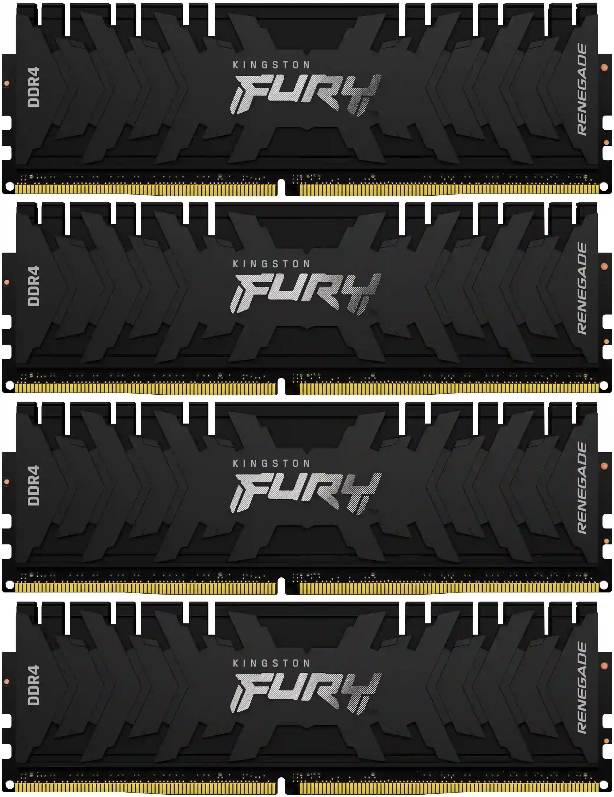 Оперативная память KINGSTON FURY Renegade Black DIMM DDR4 32GB (4x8GB) 2666 MHz (KF426C13RBK4/32)