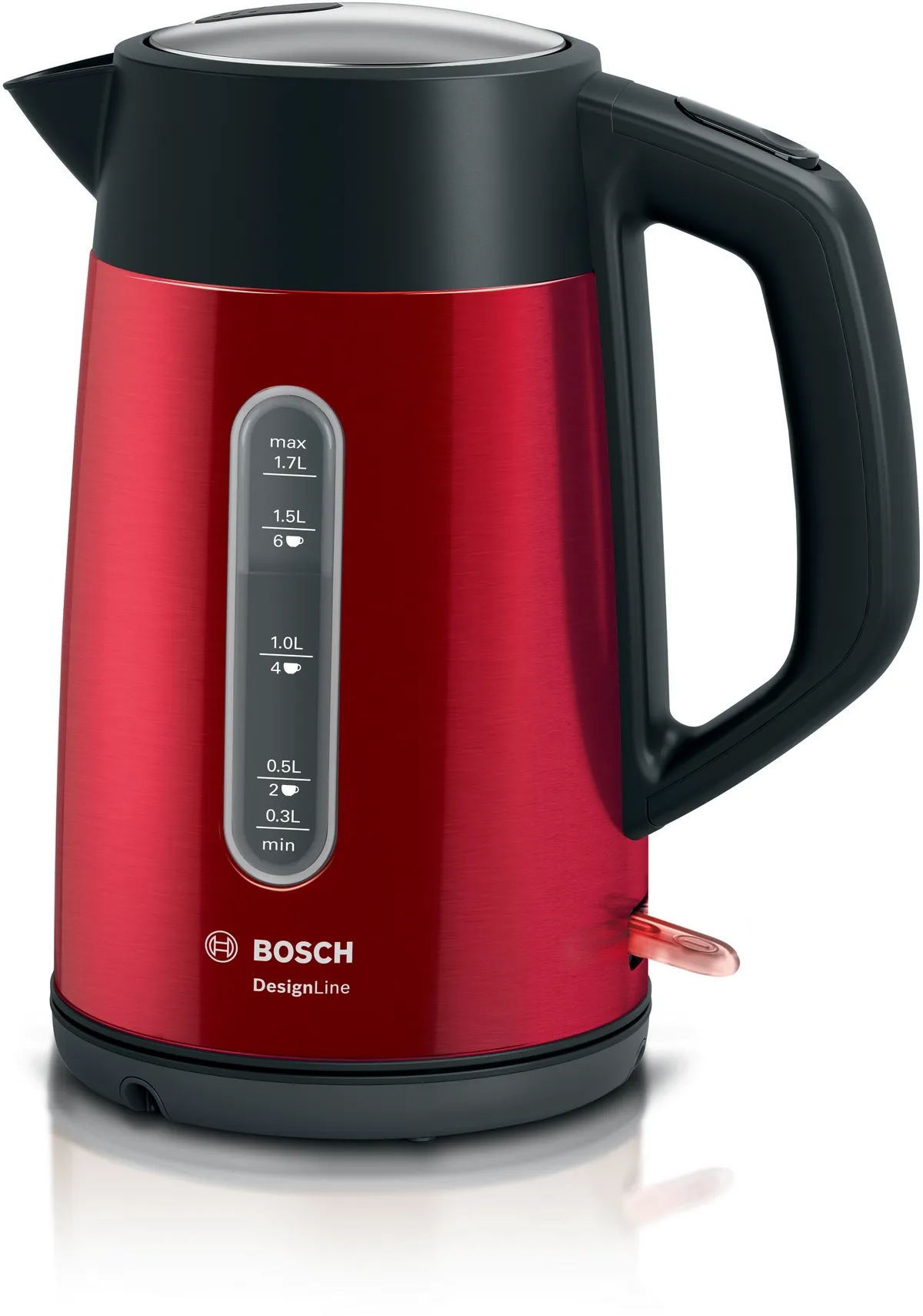 Электрочайники  Getsy Чайник электрический BOSCH TWK4P434, красный