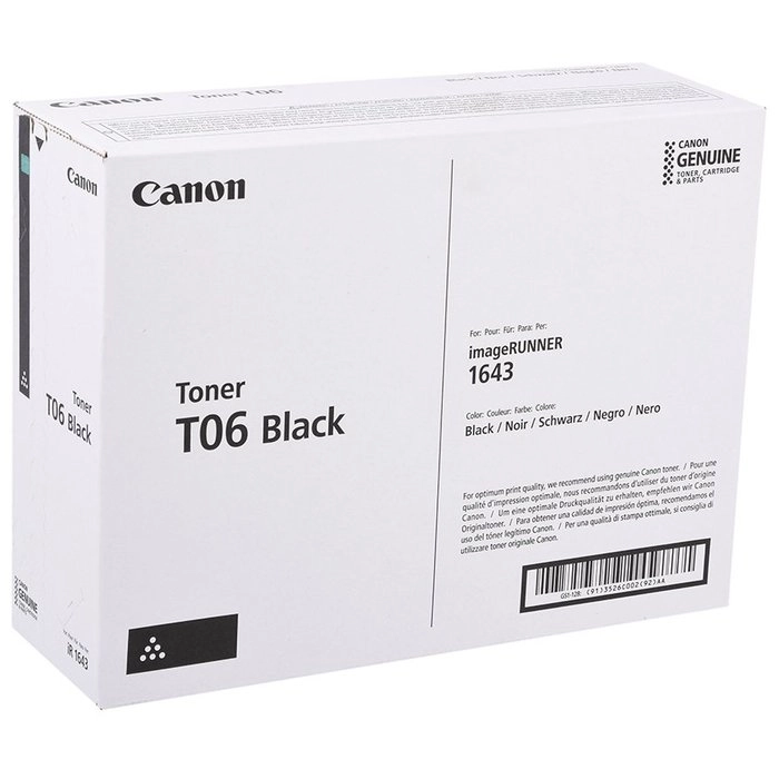 Тонер для лазерного принтера CANON T06 Black (3526C002)