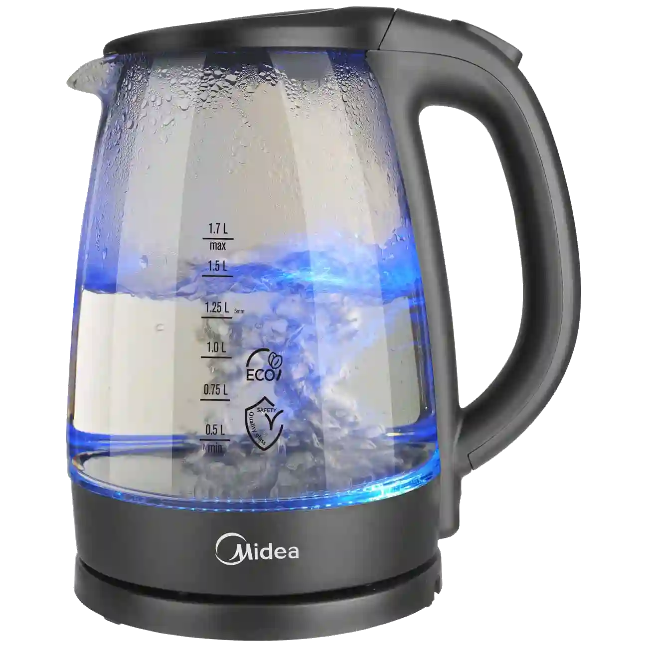 Электрочайники Чайник электрический MIDEA MK-8015, черный