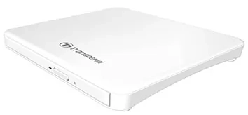 Привод оптический внешний TRANSCEND 8X Portable DVD Writer White (TS8XDVDS-W)