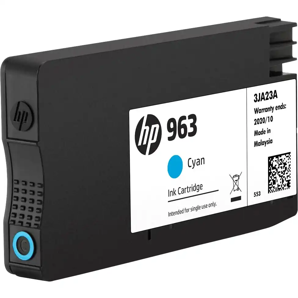 Картридж для струйного принтера HP 963 Cyan 3JA23AE